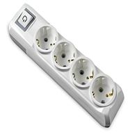 4' LÜ TOPRAKLI 3 MT KAB.ANAHTARLI GRUP PRİZ 1