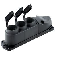 1X16A 3 LÜ GRUP PRİZ (KAUÇUK) 1