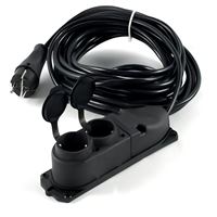 3 X 1,5  10 MT CCA KABLOLU İKİLİ KAUÇUK GRUP PRİZ 1