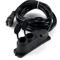 3 X 2,5  10 MT CCA KABLOLU İKİLİ KAUÇUK GRUP PRİZ 1