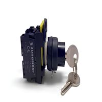 1NO ANAHTARLI BUTON (0-1) SİYAH 1