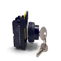 2NO ANAHTARLI BUTON (1-0-2) SİYAH 1