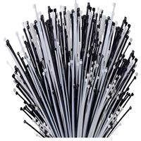 300mm x 7,6mm PLASTİK KABLO BAĞI SİYAH 1