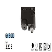 GY 9010 - MONOFAZE RAY SOKETİ SİYAH 1