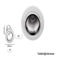 GY 3034-12 SYH 12W 40° 3000K COB LED RAY SPOT DALİ 1