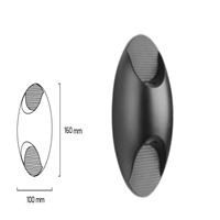 GY 6233 - S.Ü. LED DUVAR ARM. 6W SİYAH/3000K* 1