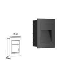 GY 6241 SİYAH 3W 3000K CG LED BAHÇE ARMATÜRÜ* 1