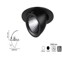 GY 3030-8 BEYAZ 8W 40° 2700K SO COB LED S.A. ARM* 1