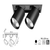 GY 3152-42 SİYAH 84W 40° 3000K SO COB LED S.A.ARM* 1