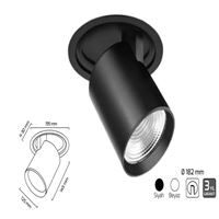 GY 3150-14 SİYAH 14W 36° 3000K SO COB LED S.A.ARM* 1