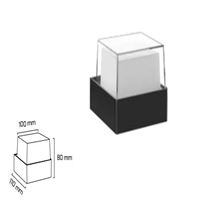 GY 7229 - S.Ü. LED DUVAR ARM. 5W SİYAH/3000K* 1