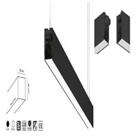 GY 8056-60 SİYAH 18W 3000K LİNEER ARMATÜR* 1