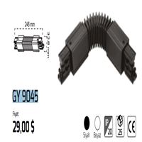 GY 9045 - TRİFAZE RAY ESNEK BAĞLANTI SİYAH 1