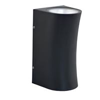 076-009-0012 SERVİ 12W SİYAH 4200K  LED BAHÇE ARMA 1