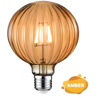 001-037-0006 RUSTIC MERIDIAN-6 6W 2200K AMBER E27 1
