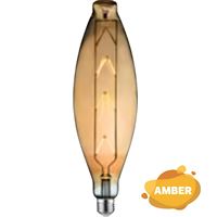001-054-0008 ELLIPTIC 8W AMBER E27 FILAMENT 1