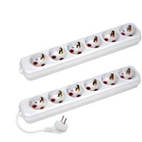 200-600-602 6 LI ANAHTARLI TOPRAKLI GRUP PRİZ (KLE 1