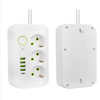 210-005-304 DECO 3 LÜ  USB'Lİ BEYAZ 5M (3*1) 1