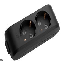 211-000-201 DECO 2 Lİ TOPRAKLI SİYAH GRUP PRİZ (KL 1