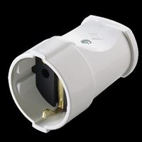 AKSESUAR TOPRAKLI DİŞİ FİŞ BEYAZ 1