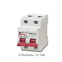 OTOMATİK SİGORTA 3KA, 25A, 2P (C TİPİ) 1