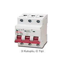 OTOMATİK SİGORTA 3KA, 25A, 3P (C TİPİ) 1