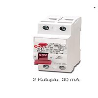 KAÇAK AKIM KORUMA ŞALTERİ 6KA, 63A, 2P, 30MA HAYAT 1