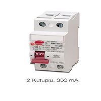 KAÇAK AKIM KORUMA ŞALTERİ 3KA, 25A, 2P, 300MA YANG 1