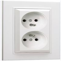 KAREA İKİLİ UPS PRİZ BEYAZ 1