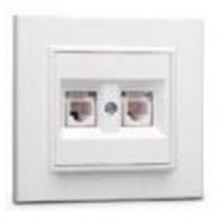 KAREA İKİLİ NÜMERİS PRİZİ (2 ADET) BEYAZ 1