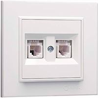 KAREA İKİLİ NÜMERİS PRİZİ (1 ADET) BEYAZ 1