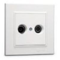 KAREA TV-RADYO PRİZİ (GEÇİŞLİ) 7dB. BEYAZ 1