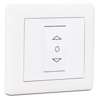 KAREA TEK TUŞLU JALUZİ ANAHTARI BEYAZ 1