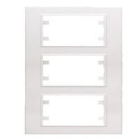 KAREA ÜÇLÜ DİKEY ÇERÇEVE BEYAZ 1