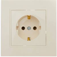 KAREA TOPRAKLI PRİZ KREM 1