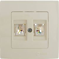 KAREA İKİLİ NÜMERİS PRİZİ (2 ADET) KREM 1