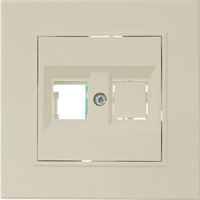 KAREA İKİLİ DATA PRİZİ (BOŞ) KREM 1