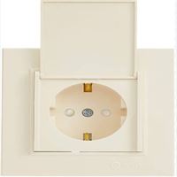 KAREA ÇOCUK KORUMALI TOPRAKLI PRİZ KREM 1