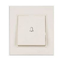 KAREA IŞIKLI ZİL BUTONU (12V) KREM 1