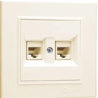 KAREA İKİLİ DATA PRİZİ (1 ADET CAT6) KREM 1