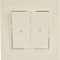 KAREA JALUZİ ANAHTARI (SOKETLİ) KREM 1