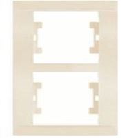 KAREA İKİLİ DİKEY ÇERÇEVE KREM 1