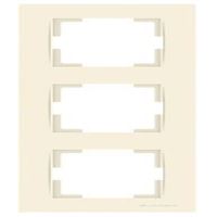 KAREA ÜÇLÜ DİKEY ÇERÇEVE KREM 1