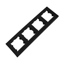 KAREA DÖRTLLÜ DİKEY ÇERÇEVE B.SİYAH 1