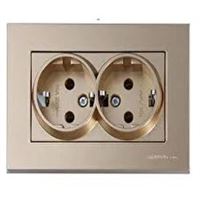 KAREA İKİLİ TOPRAKLI PRİZ B.DORE 1