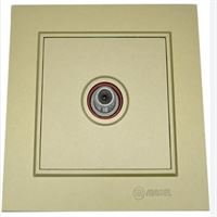 KAREA UYDU PRİZİ TEKLİ (SONLU) 0,5dB. (F KONNEKTÖR 1