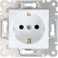 KAREA TOPRAKLI PRİZ MODÜL BEYAZ 1