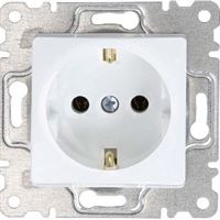 KAREA ÇOCUK KORUMALI TOPRAKLI PRİZ MODÜL BEYAZ 1