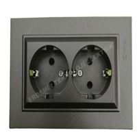 KAREA İKİLİ PRİZ MODÜL B.FÜME 1