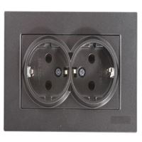 KAREA İKİLİ UPS PRİZ MODÜL B.FÜME 1